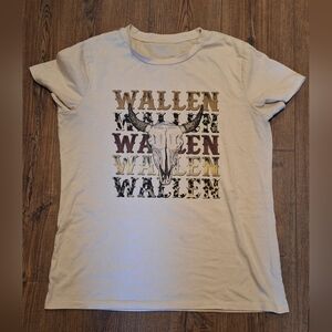 NEW Morgan Wallen Top Off White ☆ SIZE LARGE☆